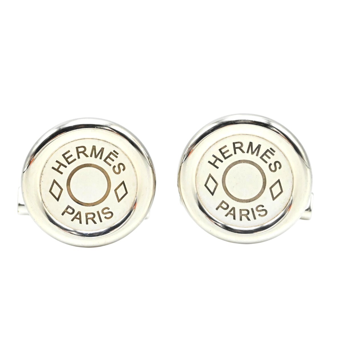 HERMES エルメス セリエ SV925 カフスボタン カフリンクス シルバー K2608-k024