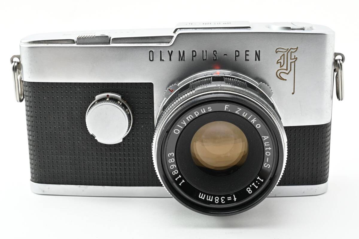 OLYMPUS PEN-F 花文字 ボディ 38mm F1.8 レンズセット オリンパス【現状品】#3825