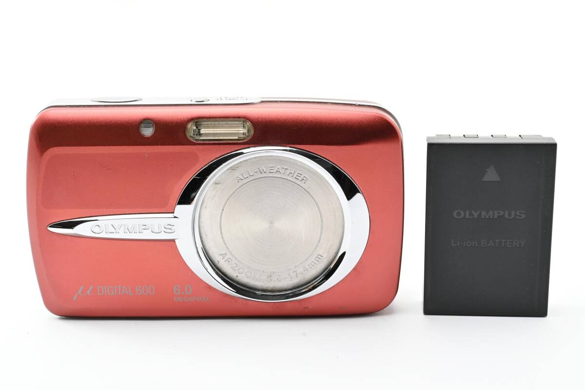 【美品】OLYMPUS μ DIGITAL 600 ミュー コンパクトデジタルカメラ オリンパス #3851