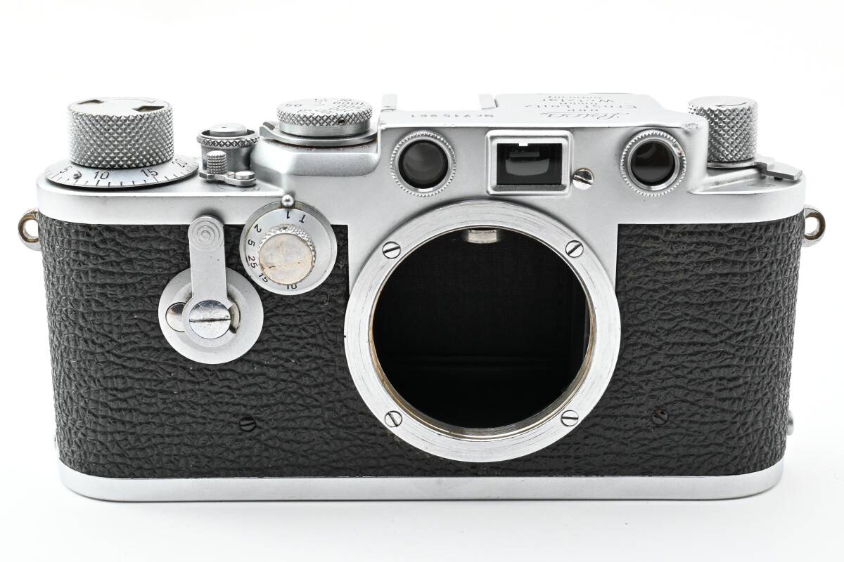 【良品・整備済】Leica IIIf レッドダイヤル セルフタイマー付き ボディ ライカ #3856