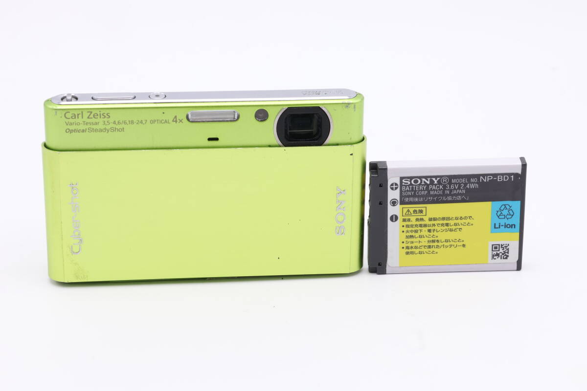 「みんカメ」7-44 SONY ソニー Cyber-Shot DSC-T77 サイバーショット デジカメ コンデジ 現状品 ジャンク