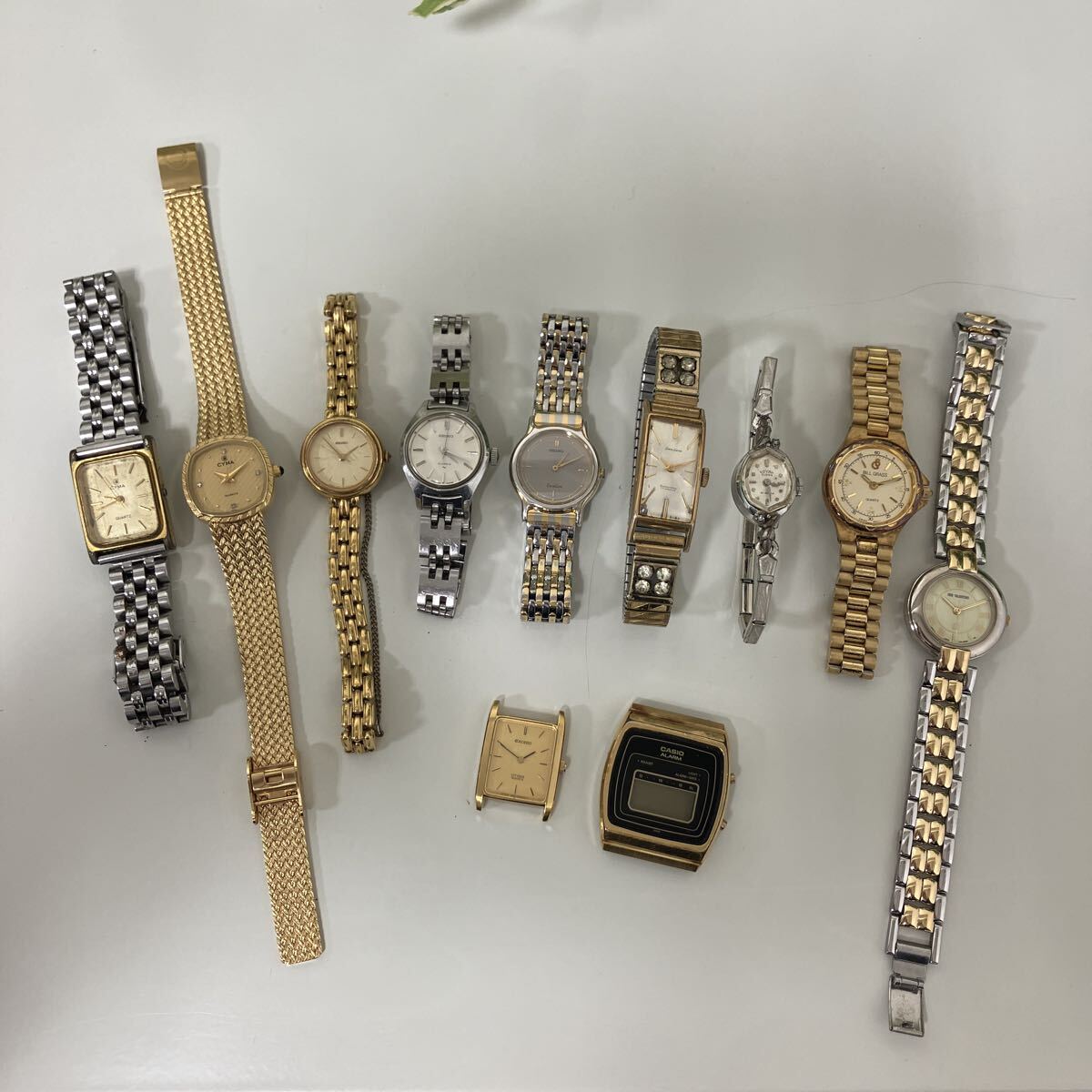 遺品整理 時計おまとめ SEIKO CITIZEN CASIO CYMA セイコー ヴィンテージ シチズン カシオ シーマ クォーツ 手巻き 腕時計 