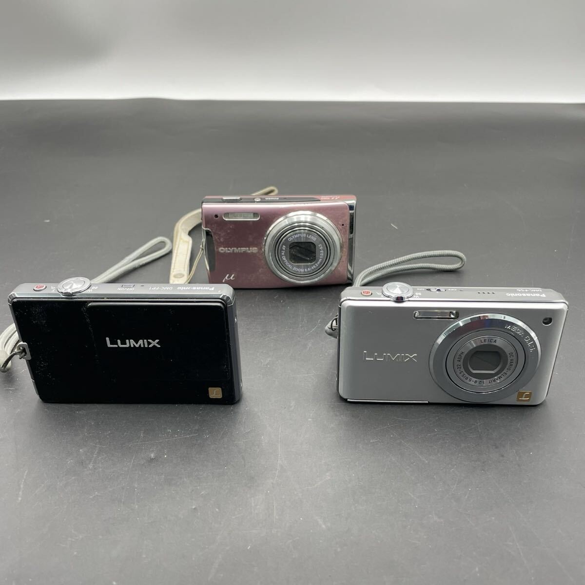 1円スタート デジカメ 3点まとめ Panasonic オリンパス デジタルカメラ 通電未確認 現状品 TK0826へ
