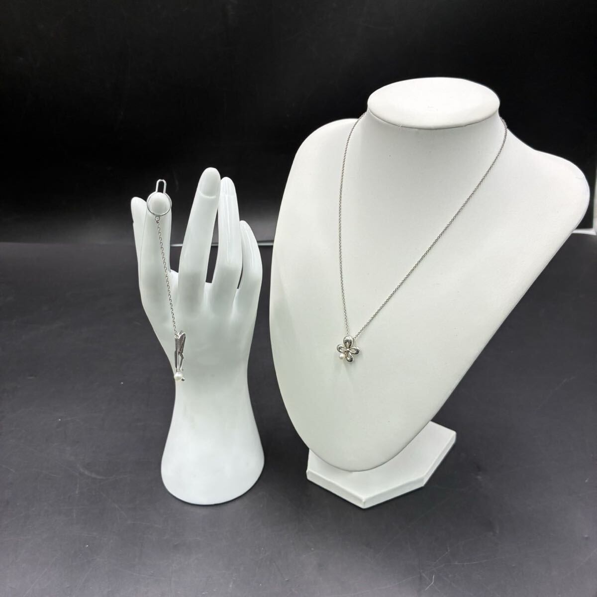 1円スタート ミキモト MIKIMOTO TASAKI タサキ silver 刻印有り 2点まとめ 銀 シルバー アクセサリー 総重量約6.11g N0826r