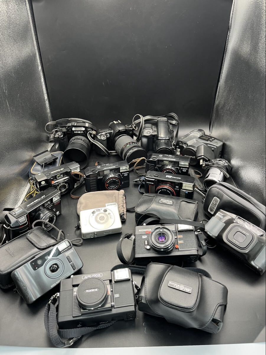 1円スタート Canon キャノン OLYMPUS オリンパス 等 カメラ 大量 まとめ 動作未確認 現状品 UI0826b