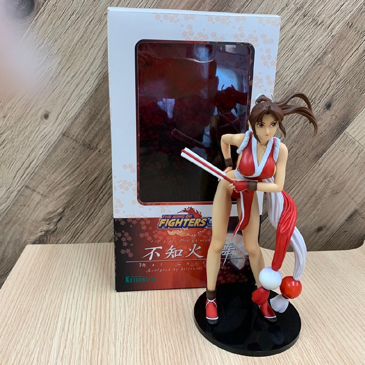 【彦】コトブキヤ KOF97 ザ・キングオブ・ファイターズ’97 不知火舞 1/7 開封済 箱つき【5223HK】H1