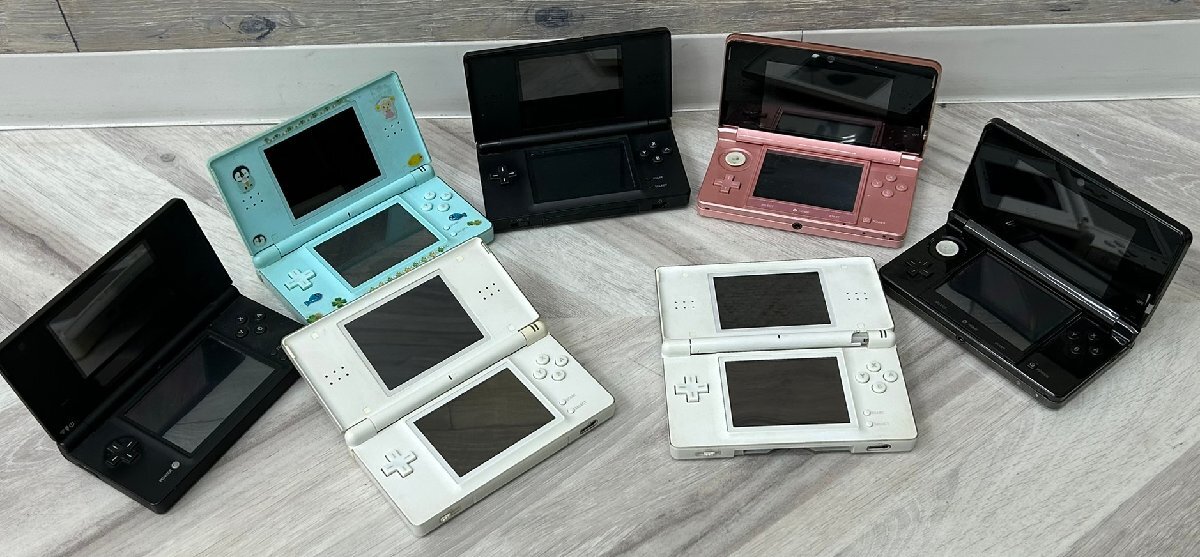 【加】必見 任天堂 DS Lite 3DS i おまとめ 7台セット 本体 Nintendo ニンテンドー ジャンク ゲーム 現状品 部品 まとめ【6697～7962SS】H7