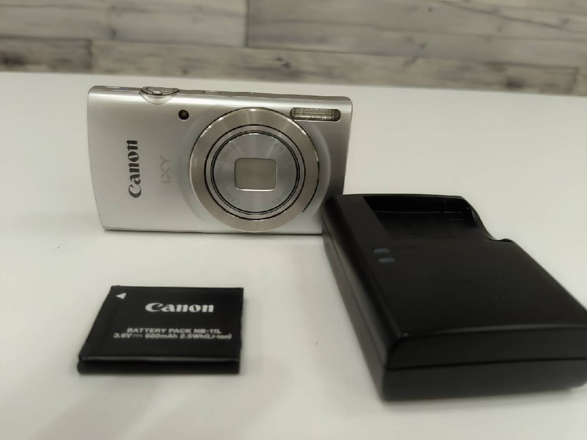 【加】撮影可能！現状品 ！Canon キャノン IXY 180 PC2275 コンパクト デジタル カメラ 充電器 CB-2LF 【8494NT】H06