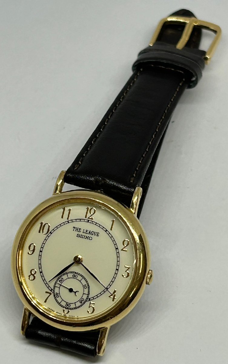 【加】ヴィンテージクォーツ SEIKO THE LEAGUE 腕時計 2K23-6010 電池切れ 動作未確認 セイコー ザリーグ QZ クラシック【8500SS】H6
