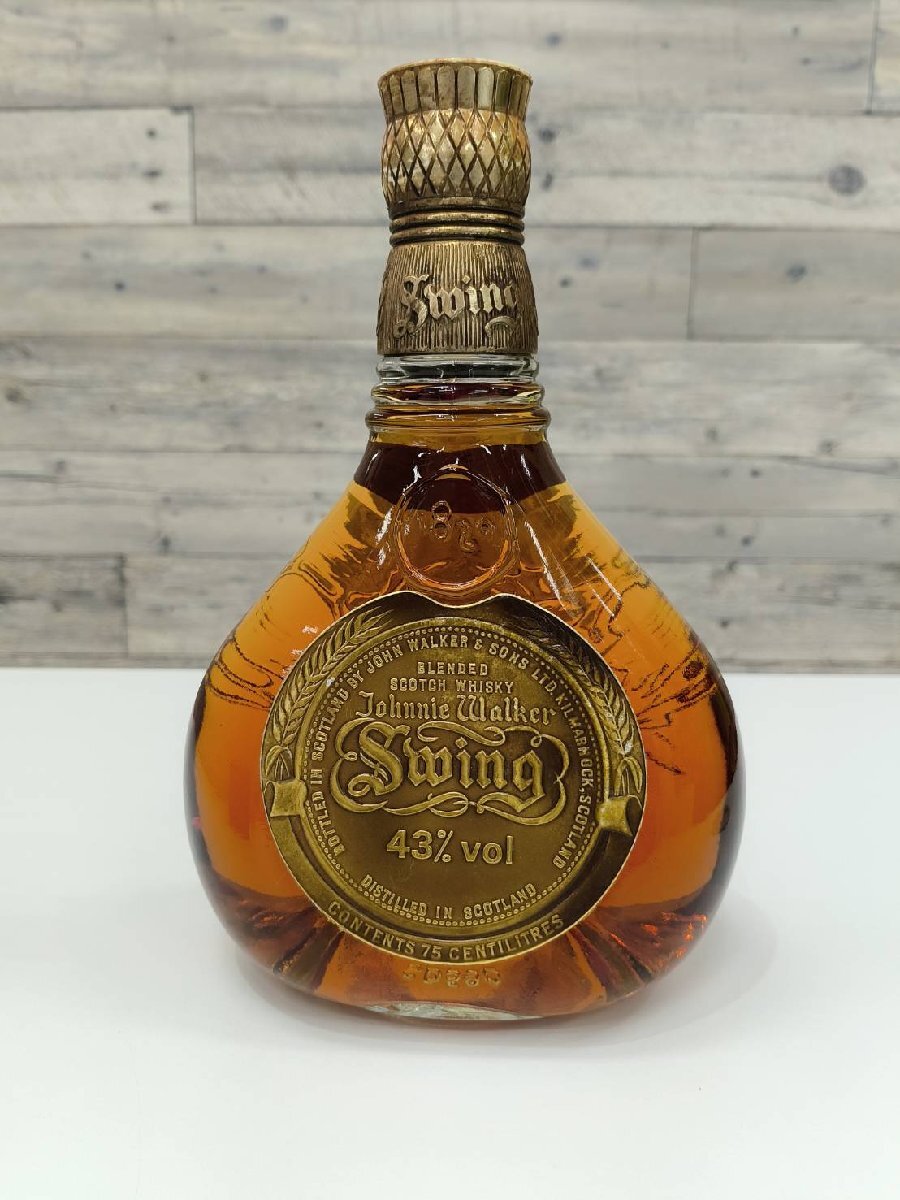【加】未開栓 ジョニーウオーカー Johnnie Walker スコッチ ウィスキー Scotch Whisky Swing 古酒 750ml 【8484NT】H02