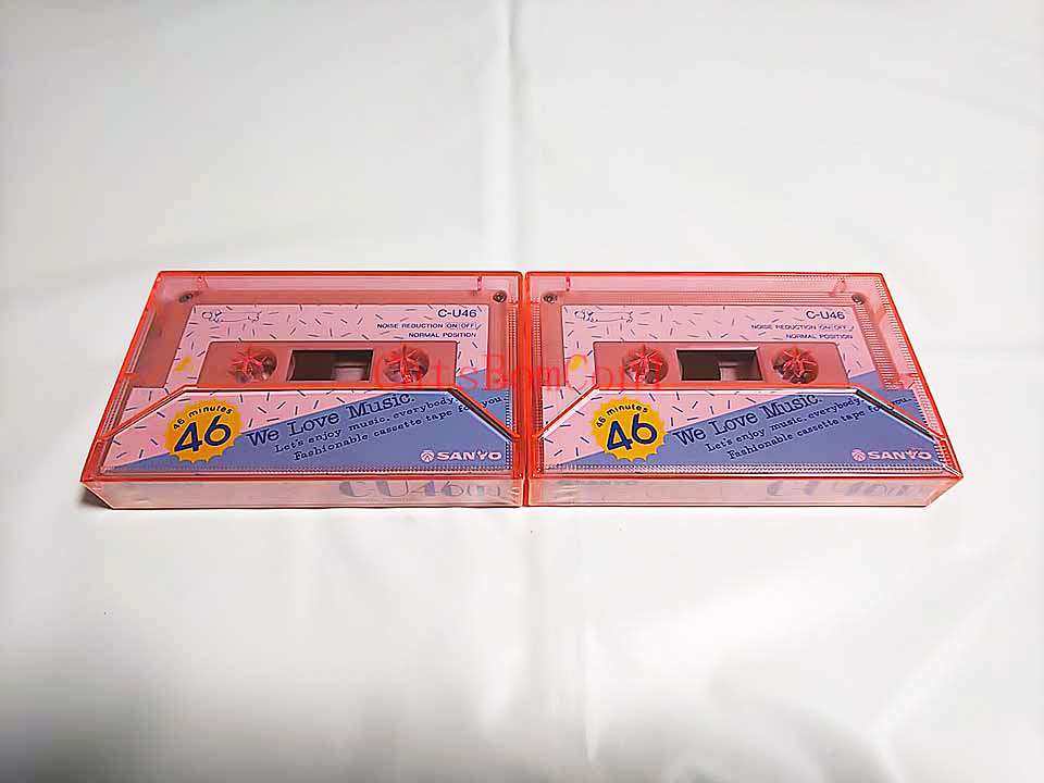 カセットテープ SANYO 計2巻 We Love Music C-U46 (R) 日本製 [未開封]