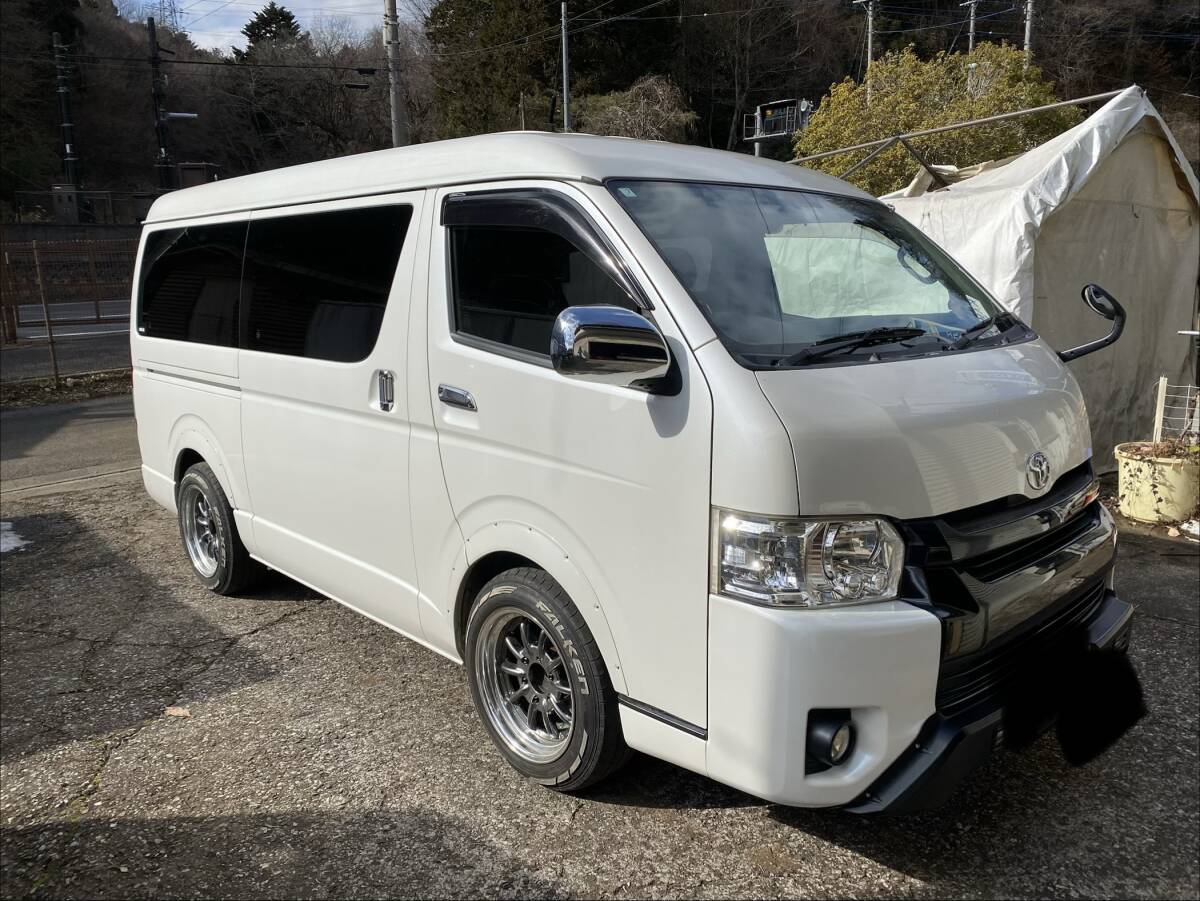 ハイエース　200系　エセックス　ENCB-17 レーシングナット　TRH211 ワイド CRS 深リム　8.5J+19 139.7 