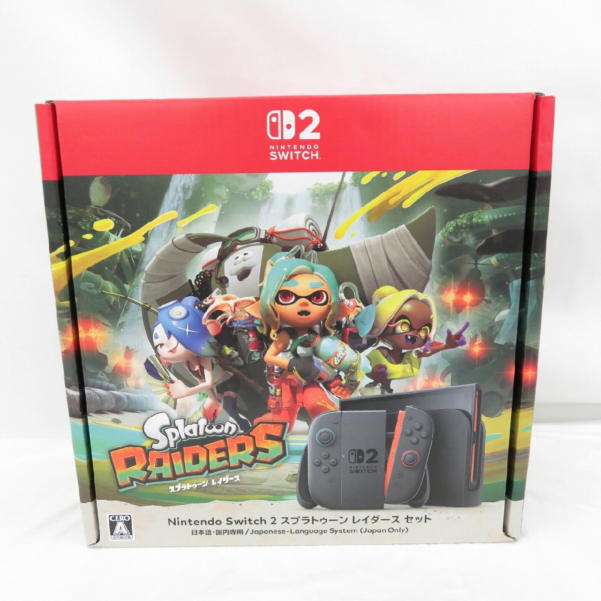 【未使用品】NintendoSwitch2 スイッチ2 日本語・国内専用 スプラトゥーン レイダース セット BEE-S-KB6PE ※箱ダメージ有 12150313 0806