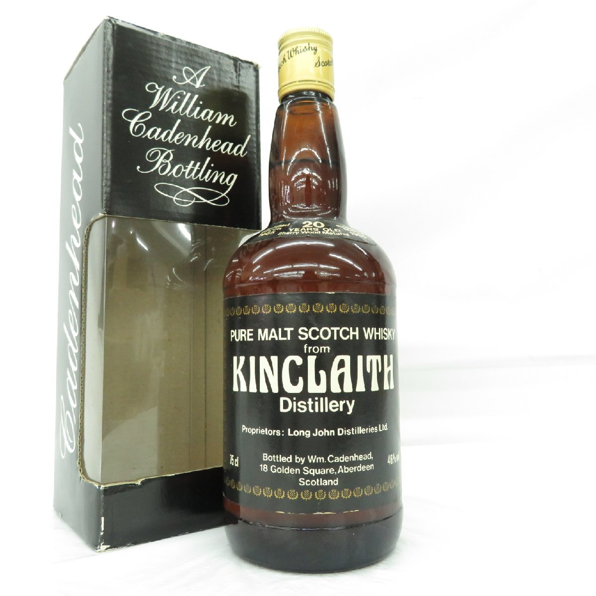【未開栓】ケイデンヘッド キンクレイス 20年 1965-1985 ピュアモルト ウイスキー 750ml 46% 箱付 12152604 0806