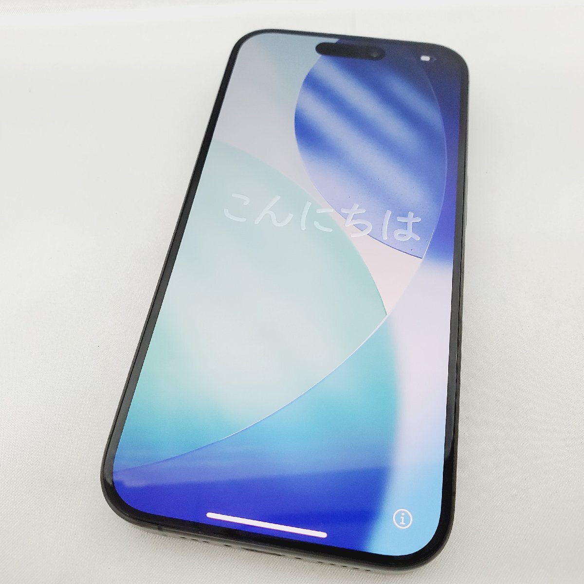 【中古品】国内版 SIMフリー スマートフォン Apple iPhone15 Pro 256GB MTUC3J/A ブラックチタニウム 841136366 0806