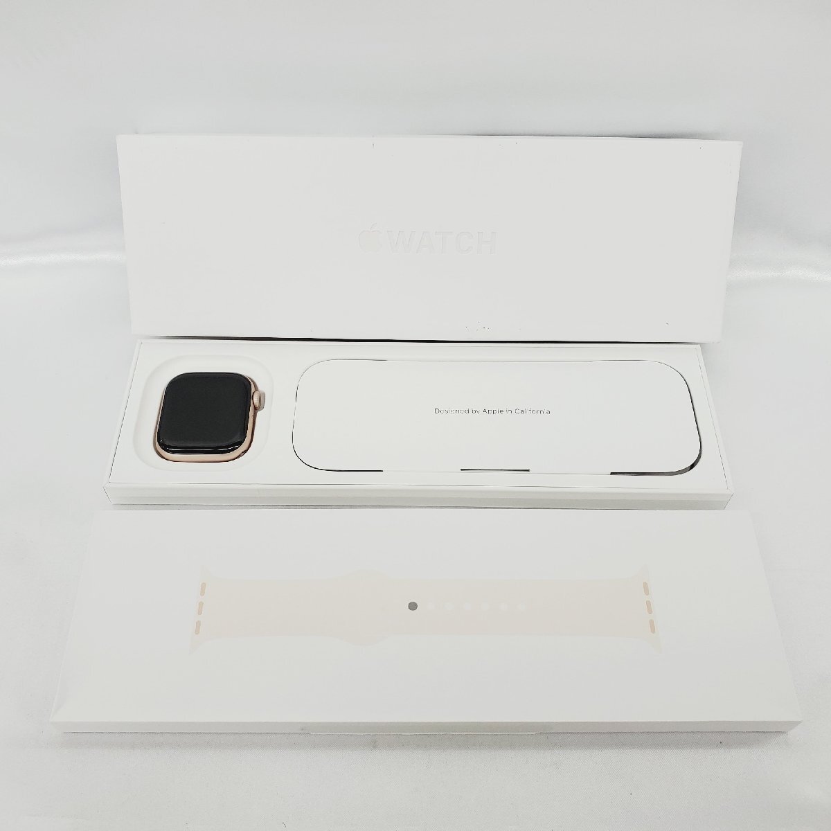 【中古品】SB Apple Watch Series11 GPS+Cellular 42mm MF8E4J/A ローズゴールドアルミ/ライトブラッシュスポーツバンド △ 12145482 0809