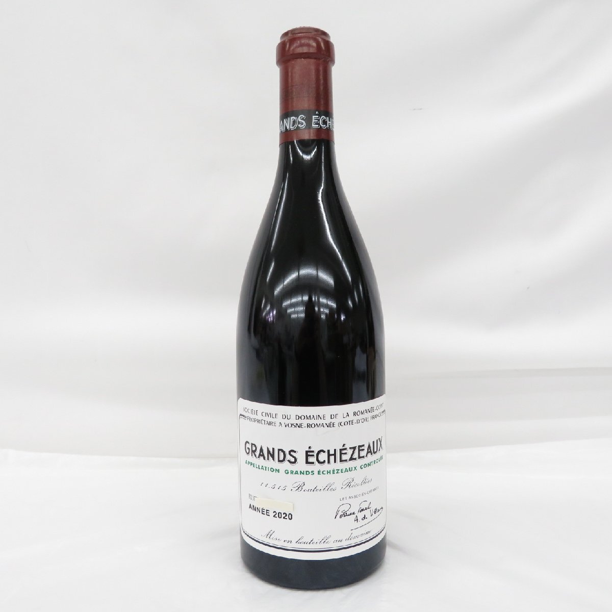 【未開栓】DRC ドメーヌ・ド・ラ・ロマネコンティ グラン・エシェゾー 2020 ファインズ 赤 ワイン 750ml 13.5% 12140130 0809