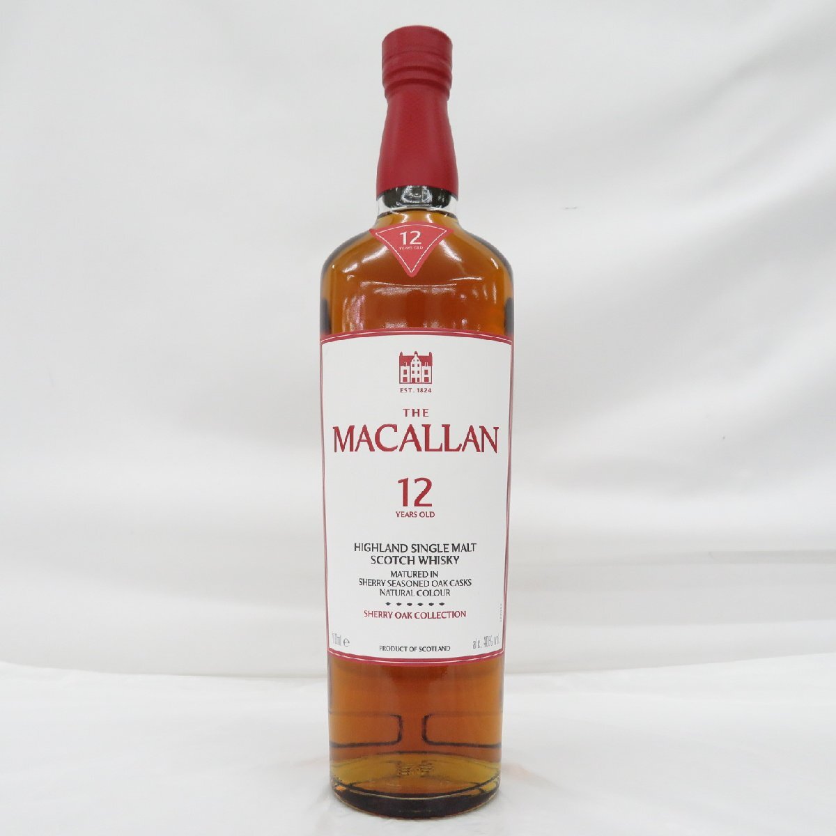 【未開栓】The MACALLAN ザ・マッカラン 12年 シェリーオーク コレクション ウイスキー 700ml 40% 12155324 0811