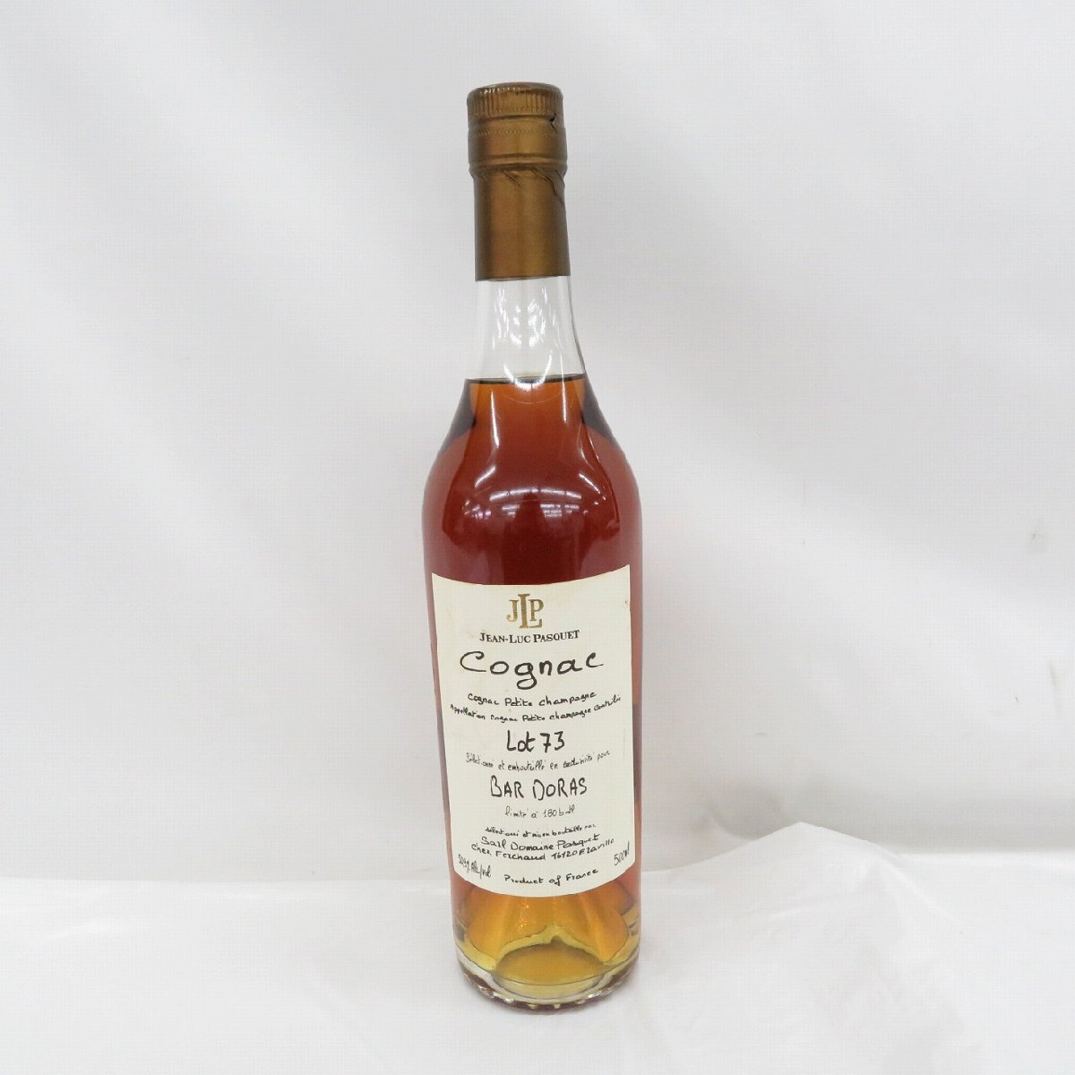 【未開栓】ジャン リュック パスケ Lot73 プティットシャンパーニュ pour BAR DORAS ブランデー 500ml 50.9% 12144661 0809
