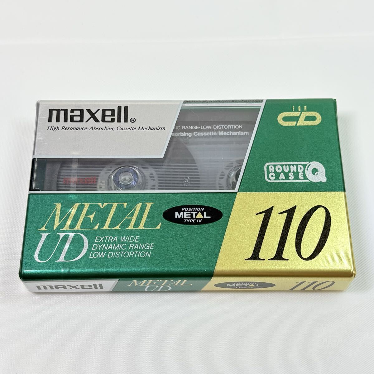 未開封品　maxell METAL UD 110 メタル カセットテープ110分 記録媒体　レトロ　当時物