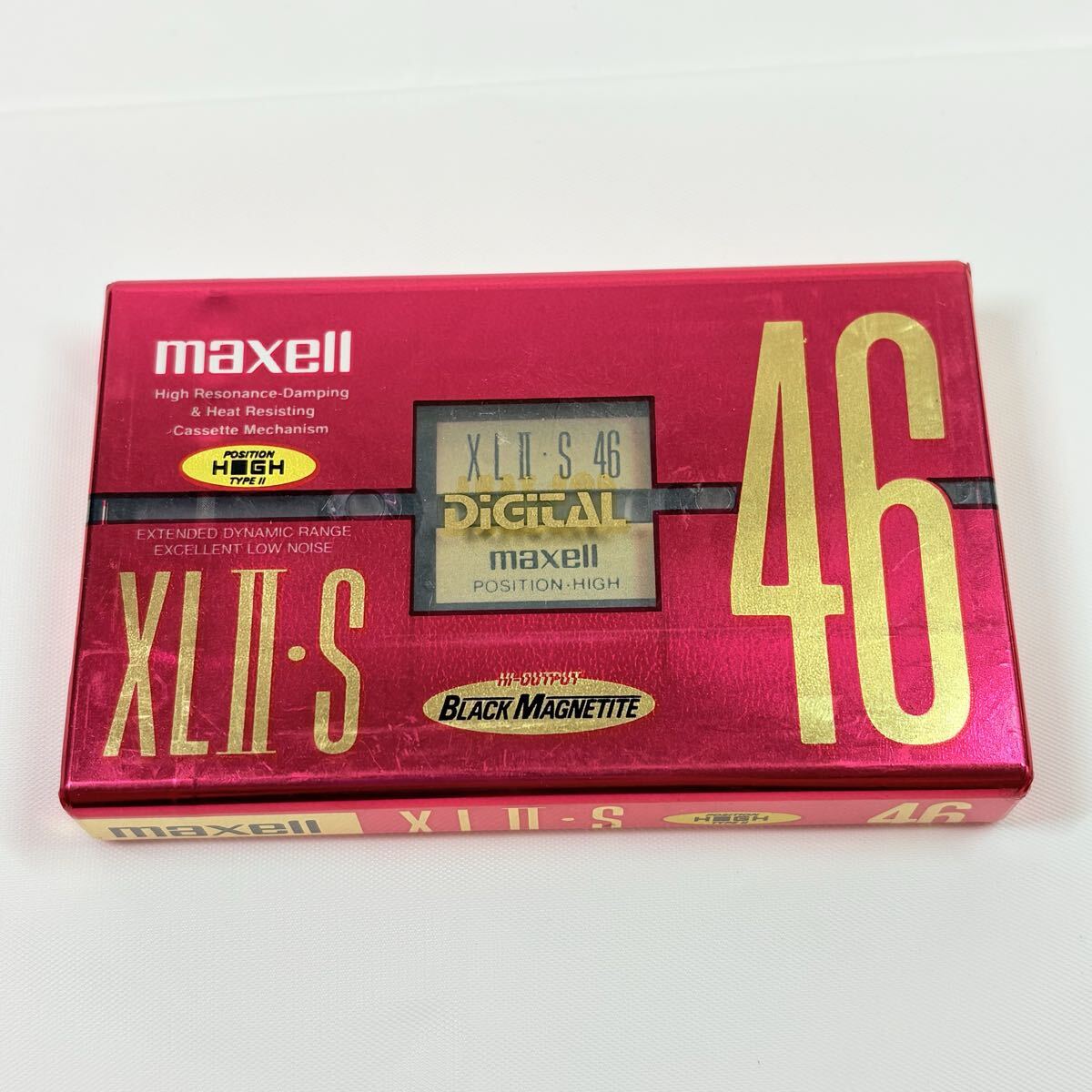 未開封品　Maxell XLII-S 46 カセットテープ 記録媒体　当時物　レア　希少
