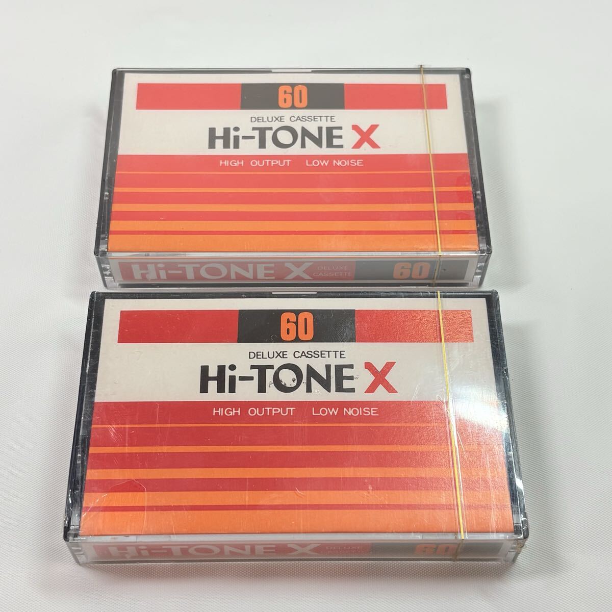 未開封品　HI-TONE X 60 レトロカセットテープ 2点　記録媒体　レトロ　当時物　保管品