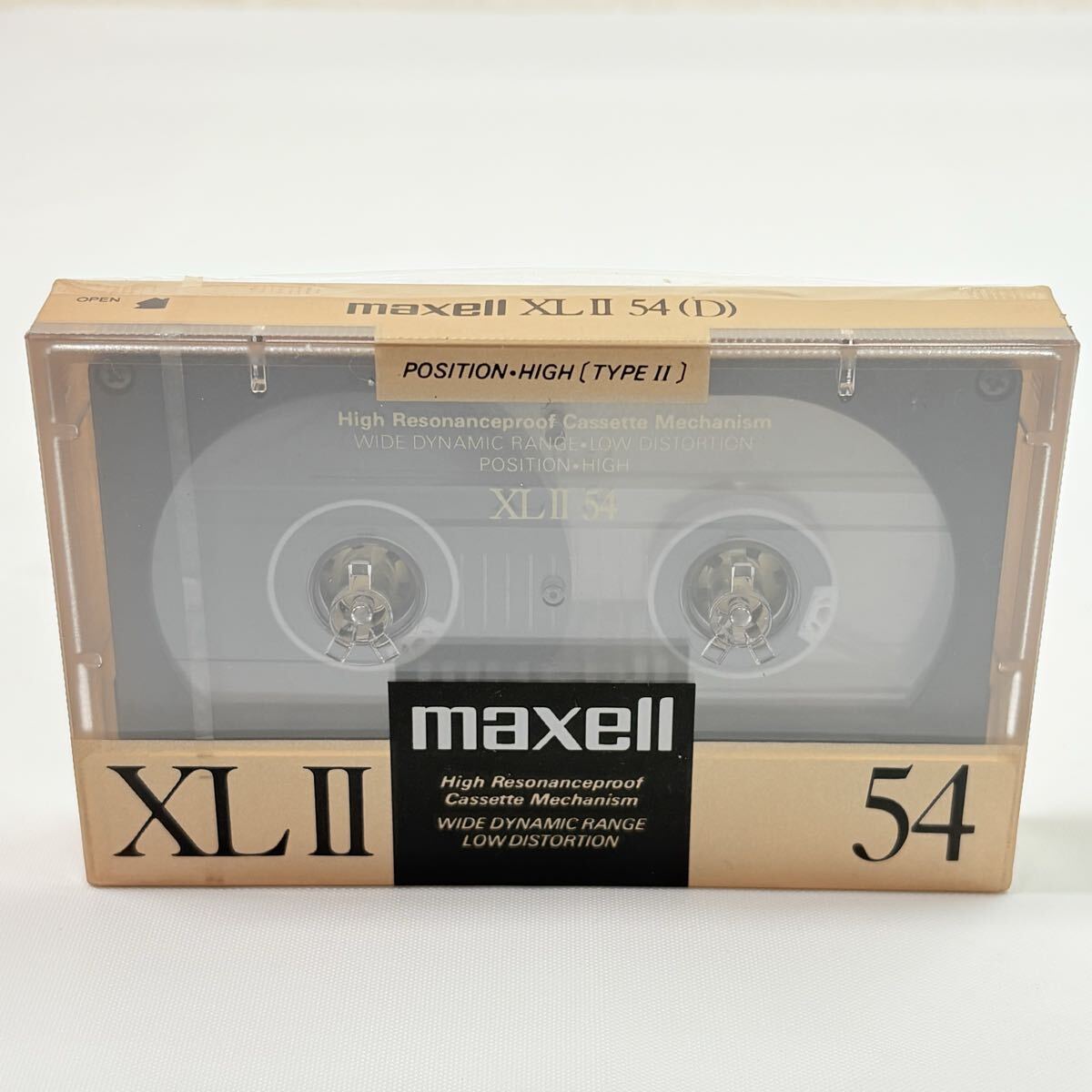 未開封品　 maxell XLII 54 マクセル カセットテープ 記録媒体 レトロ 当時物