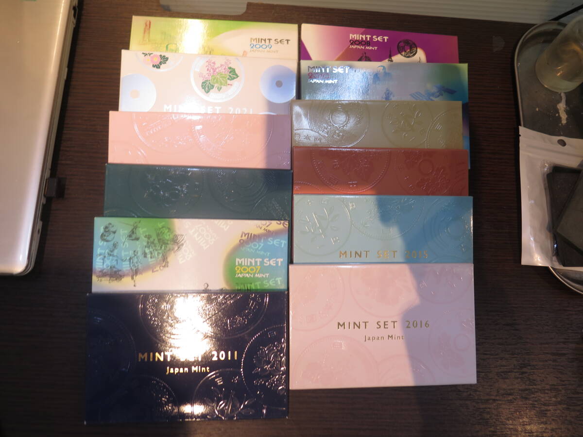 MINT・SET/ミントセット　まとめて色々2007・2008・2009・2010・2011・2012・2014・2015・2016・2019×2・2021年　造幣局　(4)