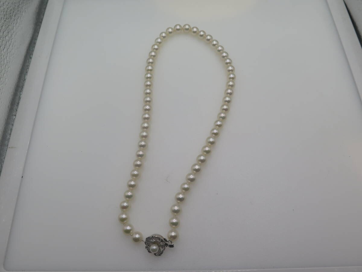 真珠/パール　ネックレス　留具　SILVER/シルバー(2)