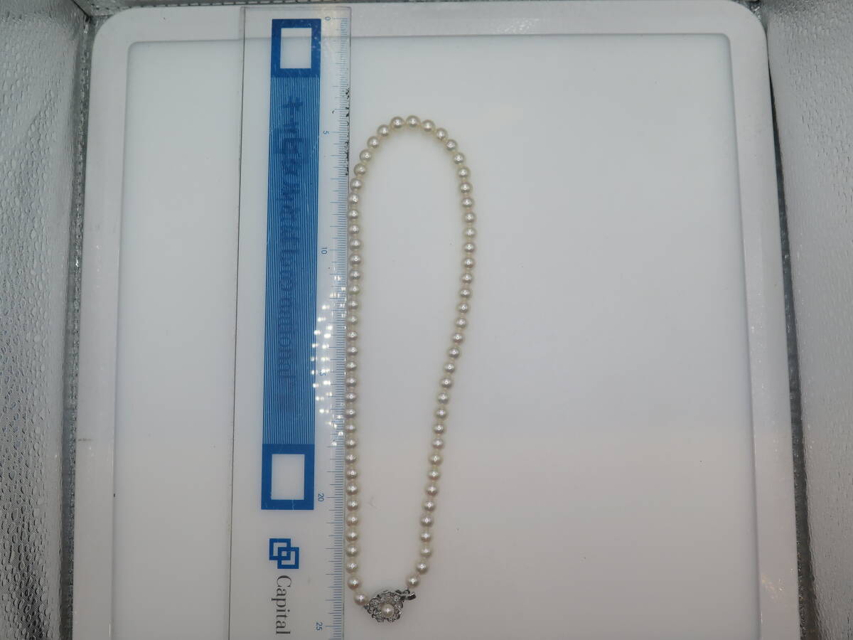 真珠/パール　ネックレス　留具　SILVER/シルバー(3)