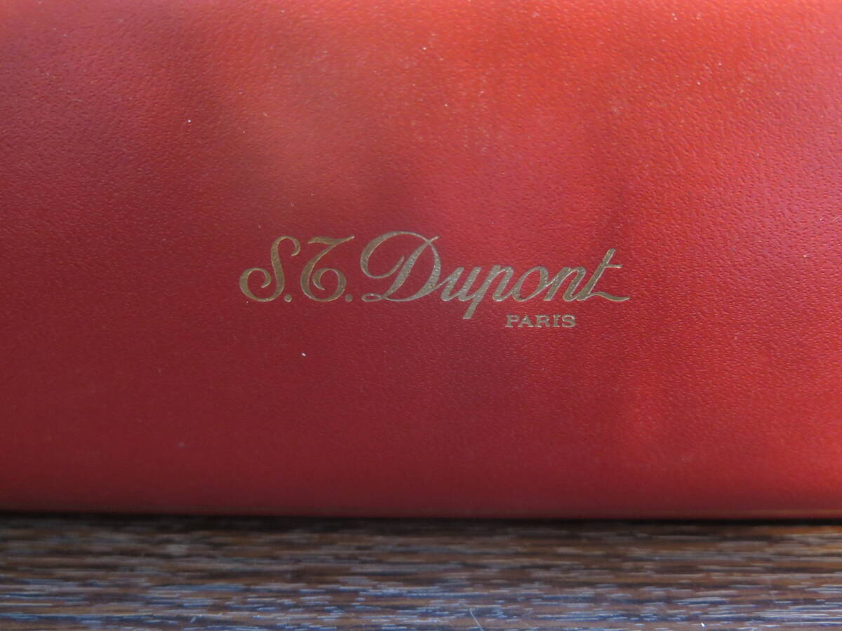 S・T・Dupont/エス・テー・デュポン クラシックコレクション「スネーク」シルバーカラー ツイスト式ボールペン ケース付 詰め替え付き