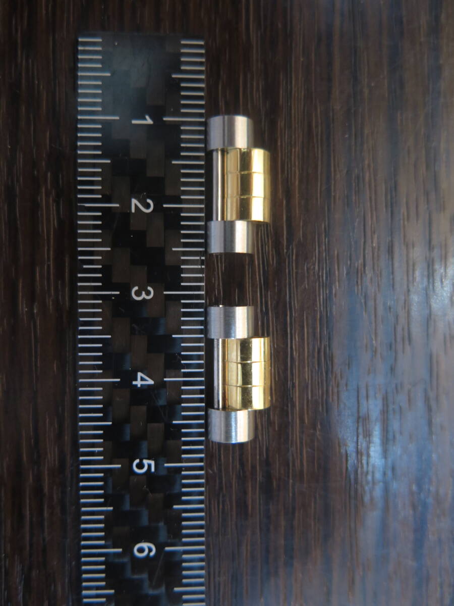 ROLEX/ロレックス　純正　18K　YG/18金イエローゴールド　コンビ仕様　調整用コマ2セット　