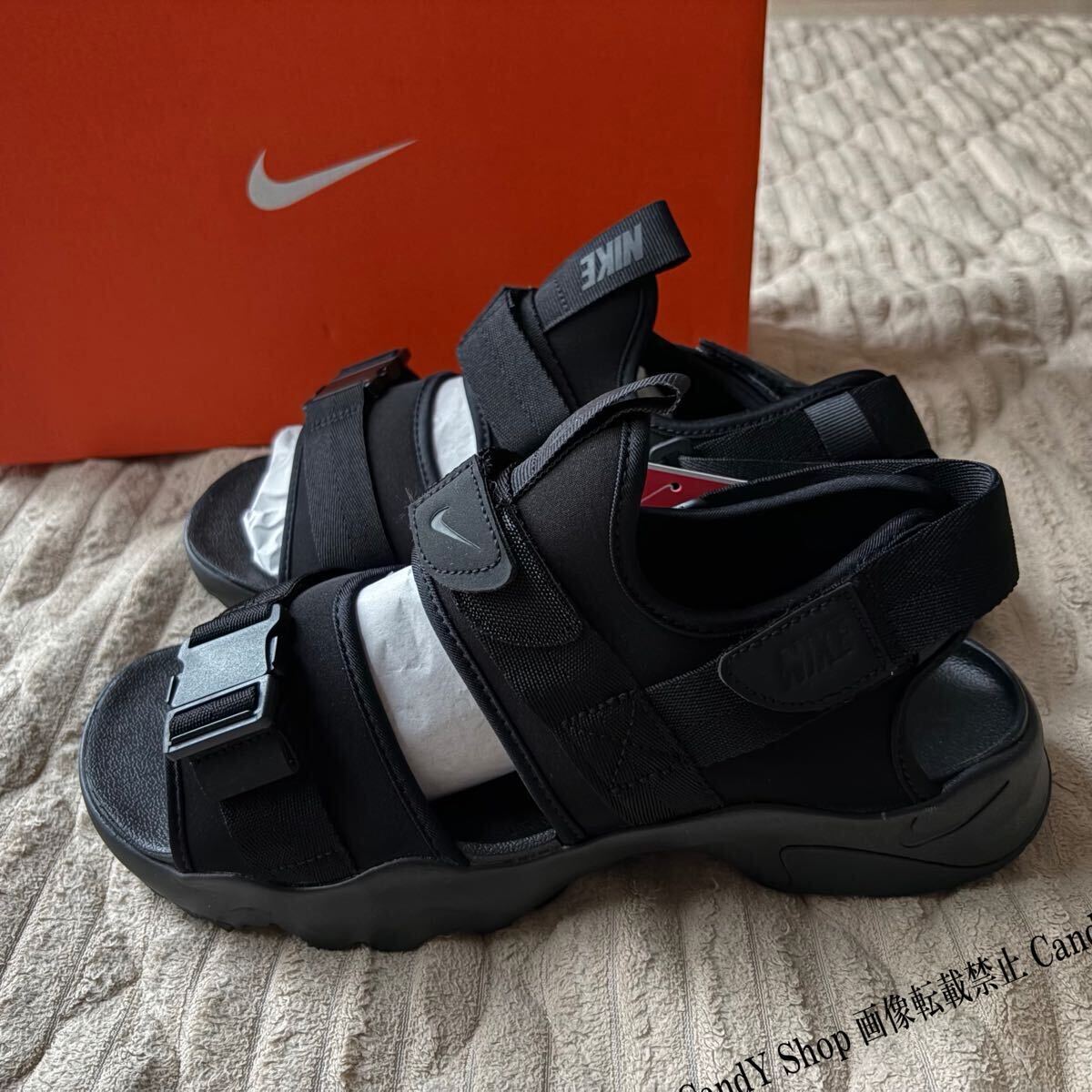 29.0cm 新品 NIKE CANYON SANDAL ナイキ キャニオンサンダル スポーツサンダル 黒 ブラック シューズ 定番 人気 メンズ CI8797-001