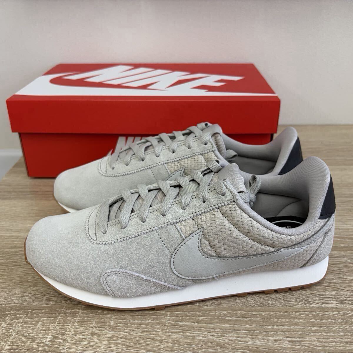 27.5cm 新品 NIKE PRE MONTREAL 17 PRM ナイキ プレミアム スエード スニーカー シューズ グレー 898032-001