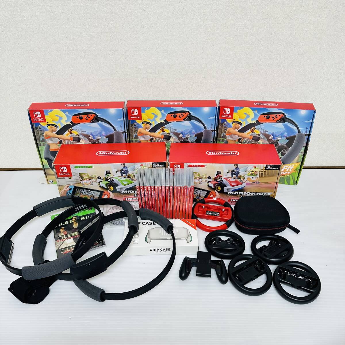 【動作未確認】　ニンテンドー　スイッチ　ソフトまとめ　リングFit　マリオレーシングカー　まとめ売り　ジャンク品　YF0181