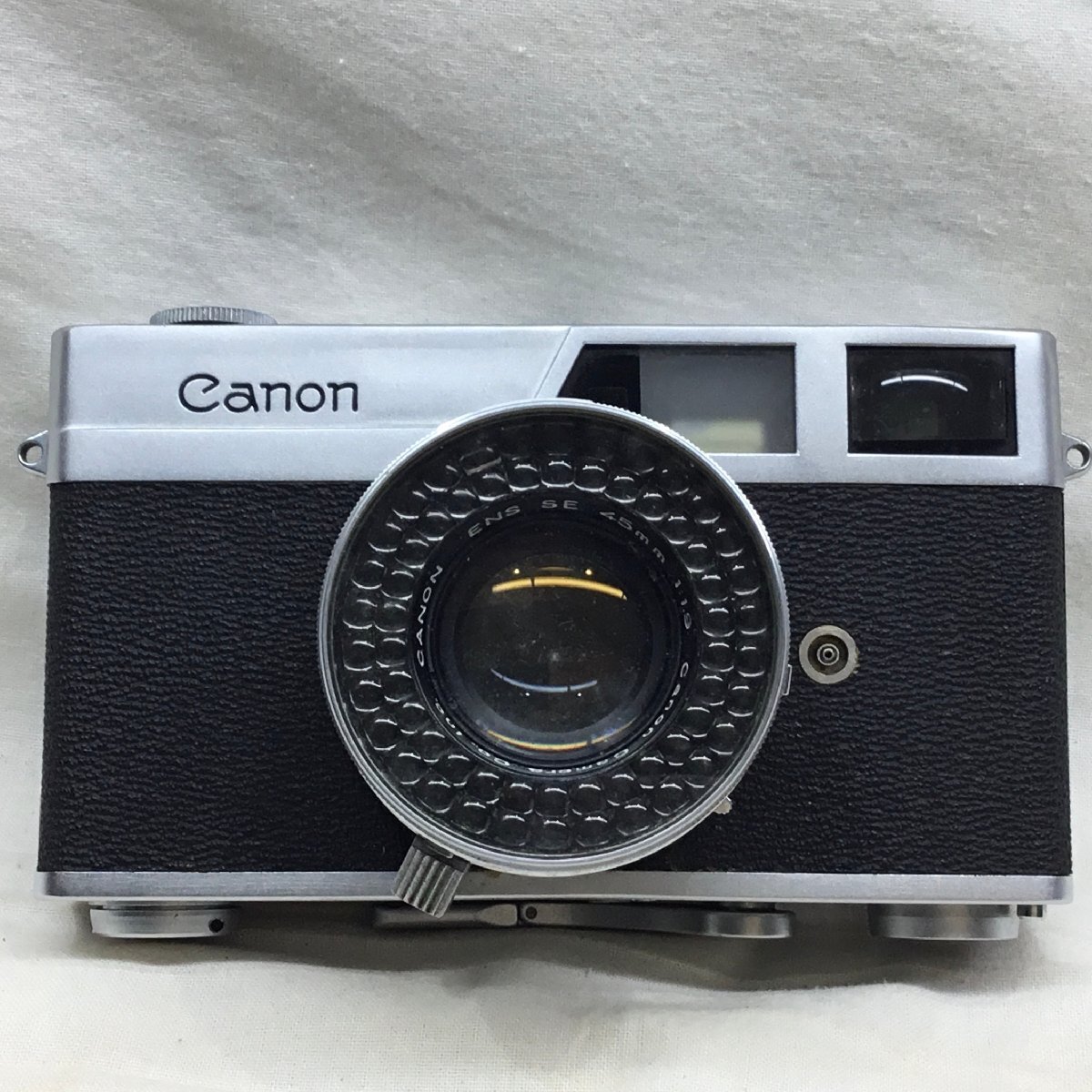 動作未確認 Canon Canonet キヤノン 初代 キャノネット フィルムカメラ ENS SE45mm F 1:1.9 ヴィンテージ アンティーク 中古品 ジャンク