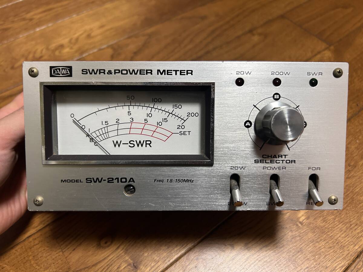 ダイワ SW-210A SWR & POWER METER DAIWA
