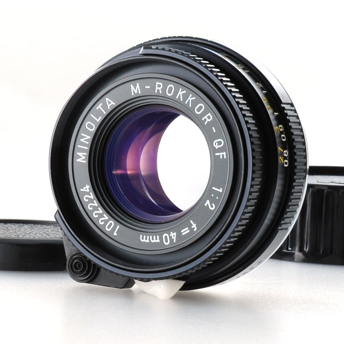 【ミノルタ】Minolta M-ROKKOR-QF 40mm F2 Leica Mマウント MFレンズ #W271