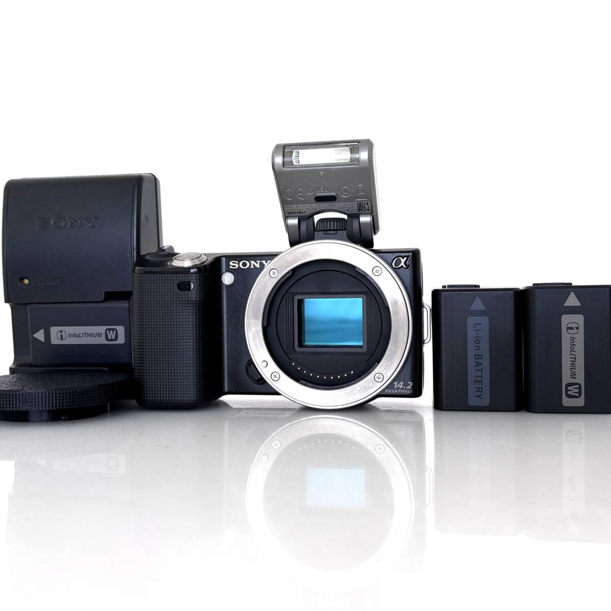 修理前提 背面のダイヤル【ソニー】SONY α NEX-5 ブラック #U696A