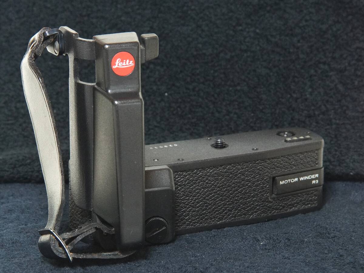 LEICA LEITZ MOTOR WINDER R3＋HAND GRIP R3 モーターワインダーR3＋ハンドグリップ【Operation Confirmed・動作確認済】