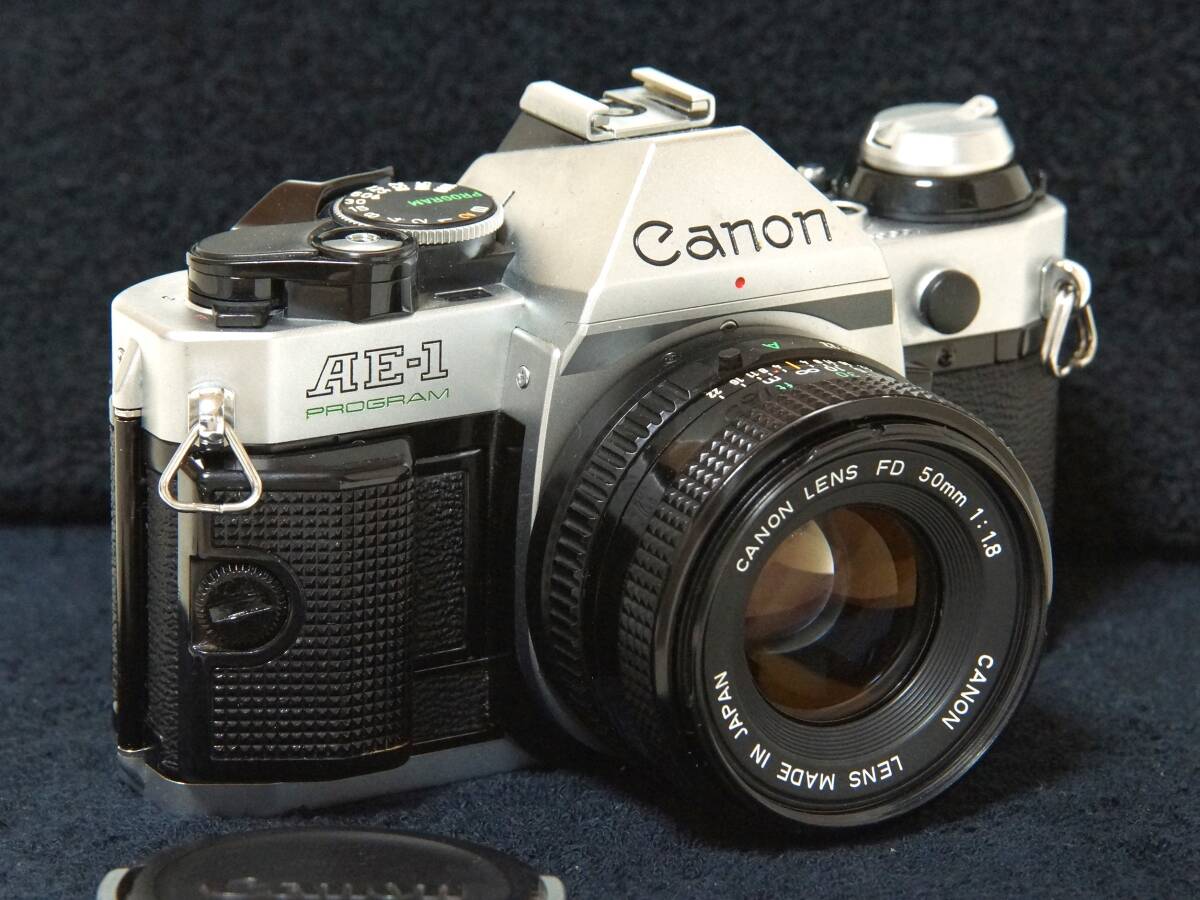 Canon AE-1P NewFD50mmF1.8 標準レンズ付きセット 【Operation Confirmed・動作確認済み】