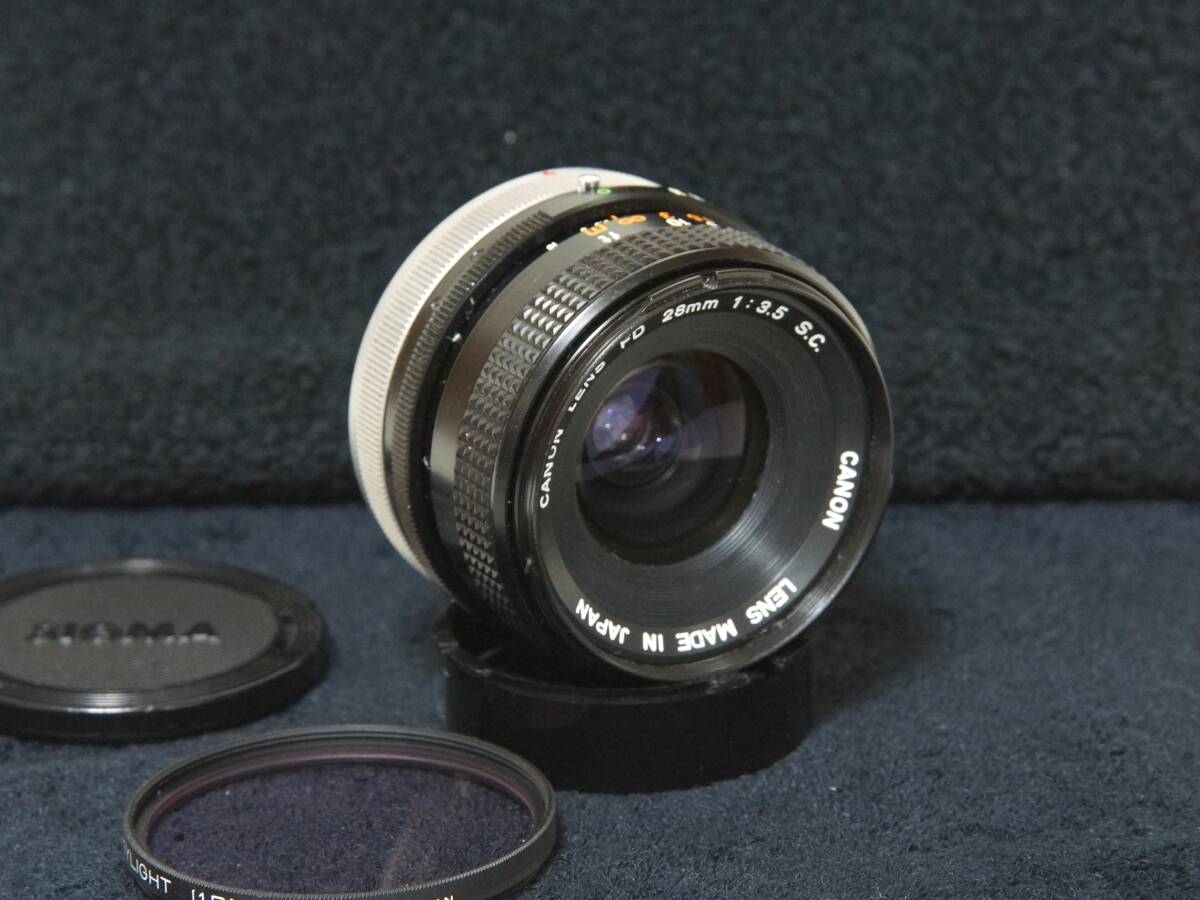 Canon FD28ｍｍF3.5 S.C単焦点広角レンズ【Operation Confirmed・動作確認済】