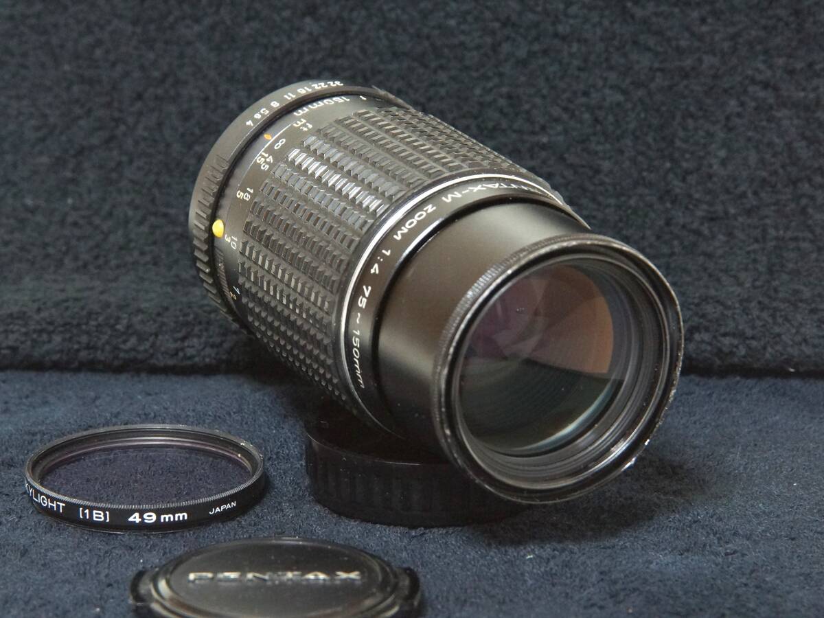 PENTAX SMC PENTAX-M 75-150mmF4 望遠ズームレンズ【Operation Confirmed・動作確認済】
