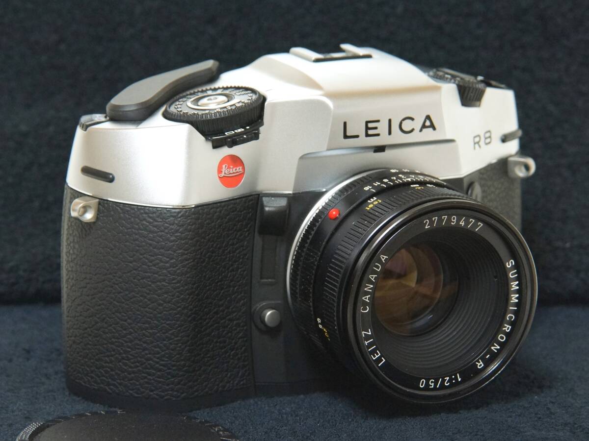 LEICA R8 SUMMICRON-R 1:2/50(3CAM) ライカR8ズミクロン50mmF2.0標準レンズセット【Operation Confirmed・動作確認済】