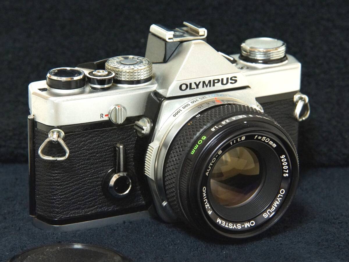 OLYMPUS OM1(MD) F.ZUIKO 50mmF1.8標準レンズ付セット【Operation Confirmed・動作確認済】 