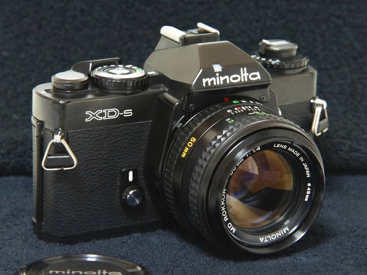 MINOLTA XD-s MD ROKKOR 50mmF1.４標準レンズセット【Operation Confirmed・動作確認済】
