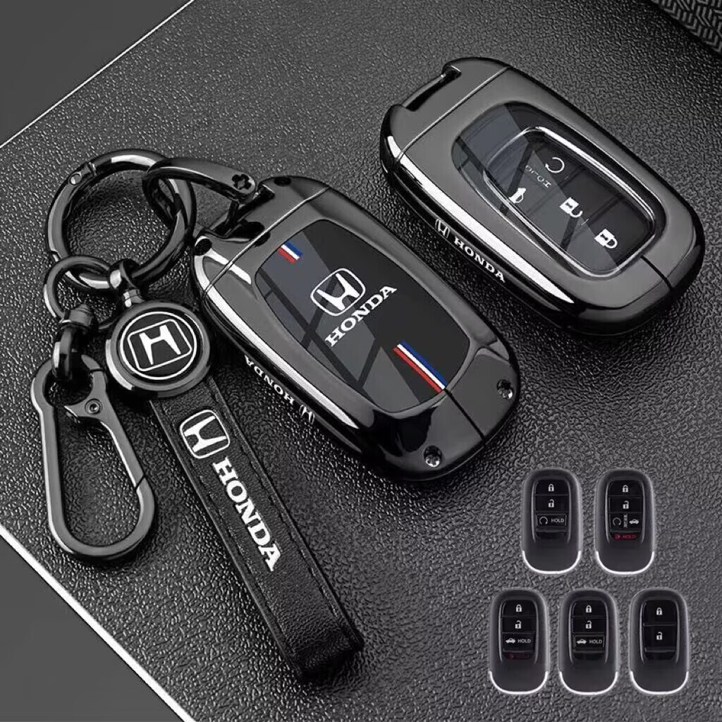 ホンダ キーケース 金属製 キーホルダー 新型N-BOX ステップワゴン ヴェゼル シビック ステップワゴン 3点セット