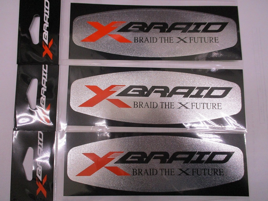 YGK XBRAID ステッカー 3枚セット