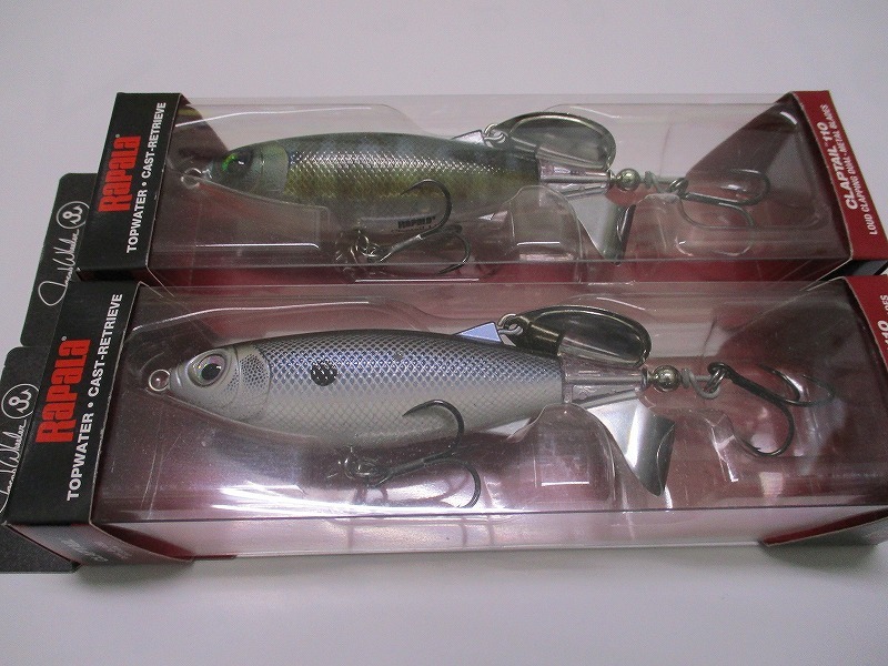 ラパラ クラップテール110 トゥルーギル、ブラックバックシャッド　2色セット