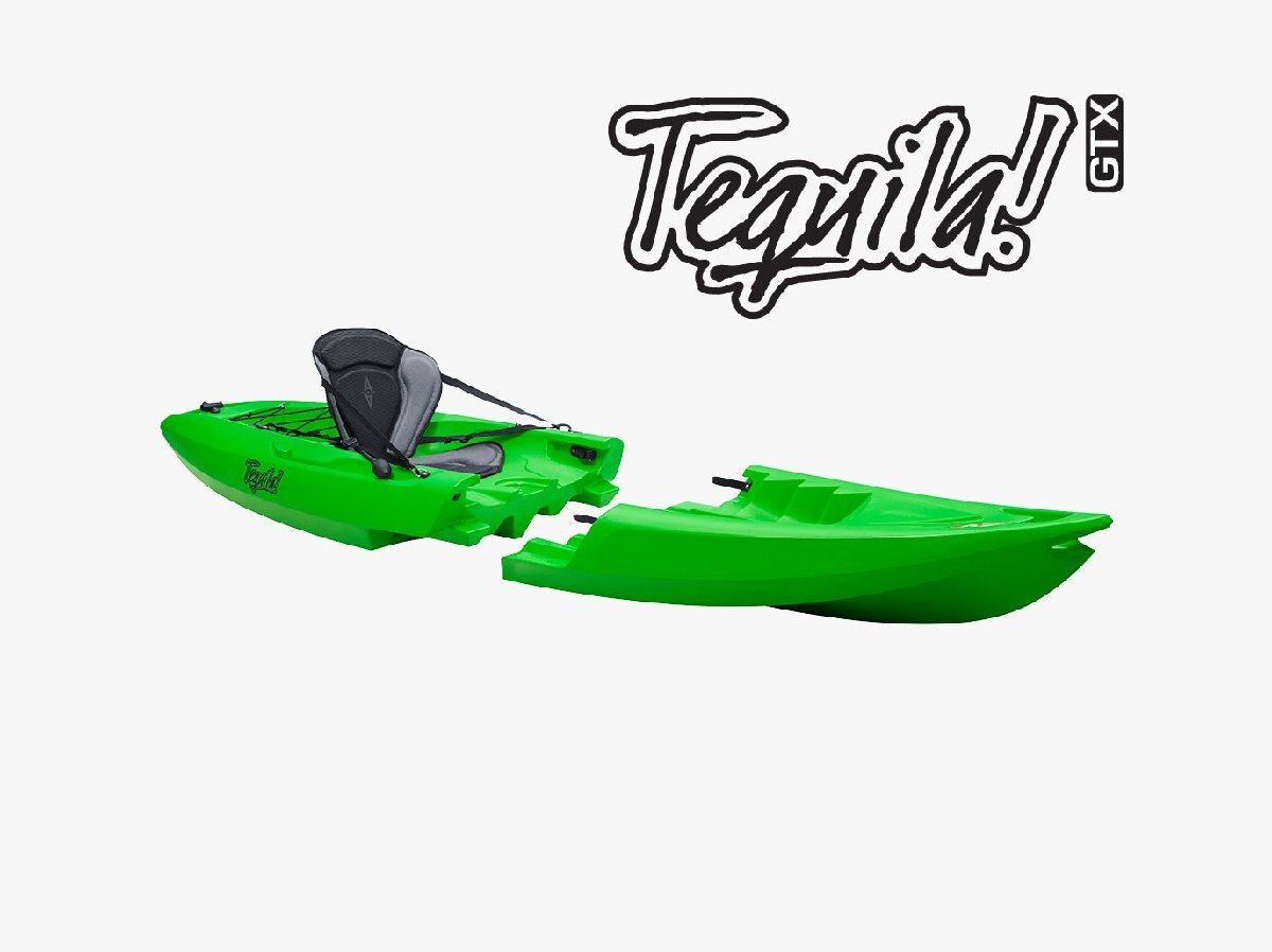 【在庫処分価格】Point65(ライム) フィッシングカヤック Tequila! GTX Solo １人乗り分割式シーカヤック 大型便【西濃運輸営業所止】